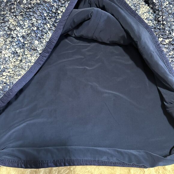 A Wish Come True Size Adult L Blue Sequin Dance Costume Hip Hop Jacket Pants - Picture 9 of 14